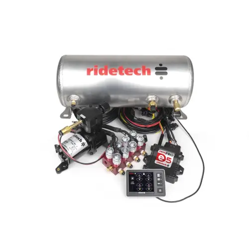 Ridetech - RT30534000 | RideTech RidePro E5 Air Ride Suspension Control System | 3 Gallon Single Compressor-1/4" Valves