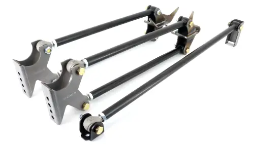 Ridetech - RT18988899 | RideTech Parallel Four Link | Universal Weld-in with black powder coated bars