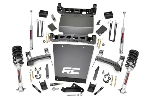 Rough Country - 29133 | Rough Country 5 Inch Lift Kit Chevrolet Silverado 1500 / GMC Sierra 1500 | 2014-2019 | Premium N3 Shocks, Lifted N3 Struts