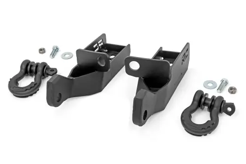 Rough Country - 73126 | Rough Country Front Shackle Kit And D-Ring Combo For Toyota Tacoma 2/4WD (2024-2024)