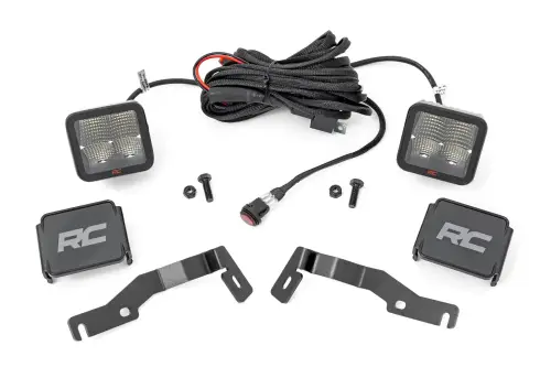 Rough Country - 72107 | Rough Country LED Ditch Light Kit For Toyota Tacoma (2024-2024) | Spectrum Series