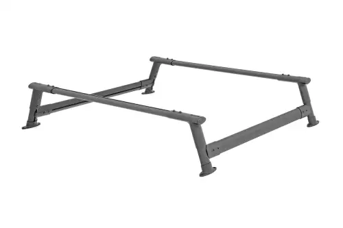 Rough Country - 73119 | Rough Country Aluminum Bed Rack For Toyota Tacoma 2/4WD (2024-2024) | Half Rack