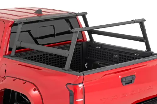 Rough Country - 73124 | Rough Country Full Height Aluminum Bed Rack (2024 Tacoma 2WD/4WD | 5' Bed)