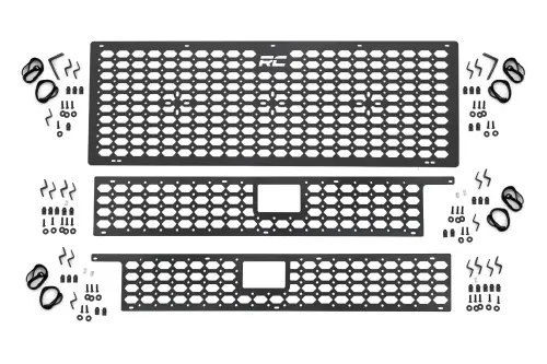 Rough Country - 73129 | Rough Country Molle Panel Bed Kit For Toyota Tacoma 4WD (2024-2024) | 5' Bed | Combo (All Sides)