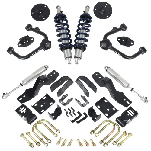 Ridetech - RT11720110 | Ridetech Ridetech lowering system (2019-2024 Silverado, Sierra 1500 2WD)