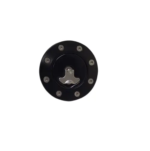 Ridetech - RT81000036 | RideTech Billet aluminum gas cap locking anodized Black (universal fit)