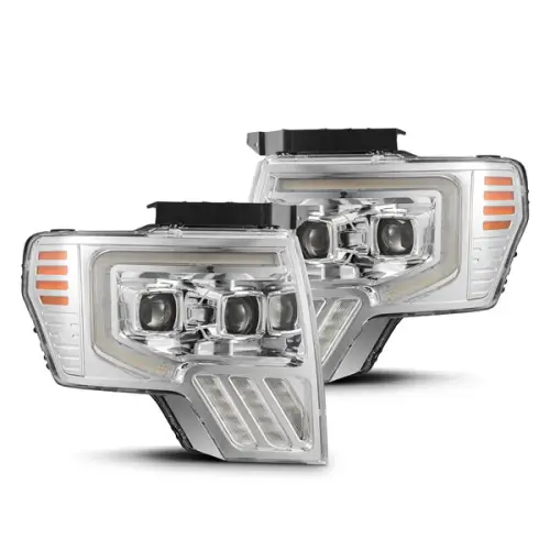 AlphaREX - 880091 | AlphaRex MK II LUXX-Series LED Projector Headlights For Ford F-150 (2009-2014) | Chrome