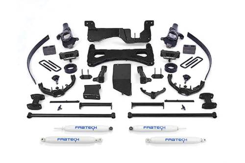 Fabtech Motorsports - FTSK1015 | Fabtech 8 Inch Performance System With Performance Shocks (2001-2006 Silverado, Sierra 2500 HD, 3500 HD)