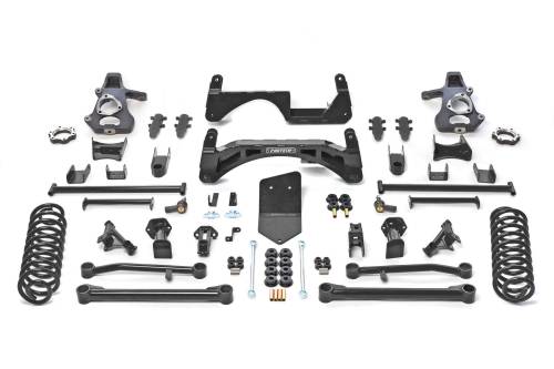 Fabtech Motorsports - FTSK1018 | Fabtech 6 Inch Basic System (2007-2014 Suburban 1500, Tahoe, Yukon with Autoride)