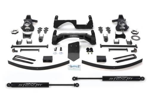 Fabtech Motorsports - FTSK1024M | Fabtech 6 Inch Basic System With Stealth Shocks (2007-2013 Silverado, Sierra 1500 4WD)