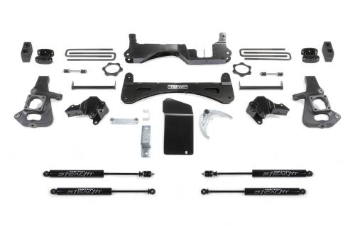 Fabtech Motorsports - FTSK1045M | Fabtech 6 Inch RTS System With Stealth Shocks (2001-2010 Silverado, Sierra 2500 HD, 3500 HD)