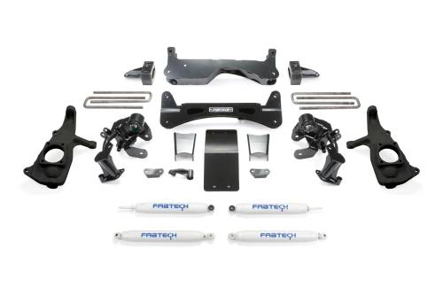 Fabtech Motorsports - FTSK1046 | Fabtech 6 Inch RTS System With Performance Shocks (2011-2019 Silverado, Sierra 2500 HD, 3500 HD)