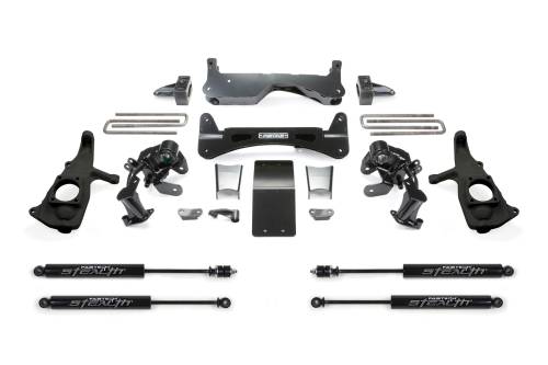 Fabtech Motorsports - FTSK1046M | Fabtech 6 Inch RTS System With Stealth Shocks (2011-2019 Silverado, Sierra 2500 HD, 3500 HD)