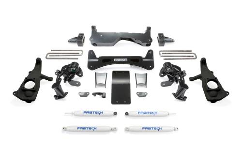 Fabtech Motorsports - FTSK1051 | Fabtech 6 Inch RTS System With Performance Shocks (2011-2019 Silverado, Sierra 3500 HD)