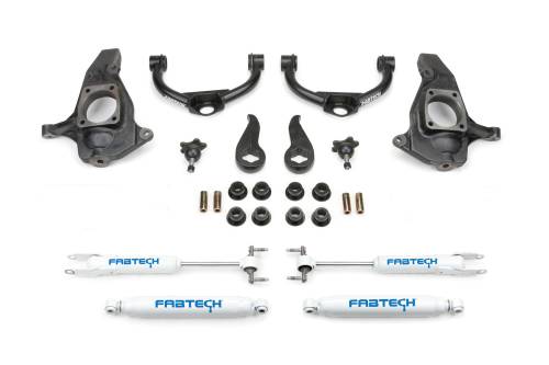 Fabtech Motorsports - FTSK1055 | Fabtech 3.5 Inch Ultimate System With Performance Shocks (2011-2019 Silverado, Sierra 2500 HD, 3500 HD)