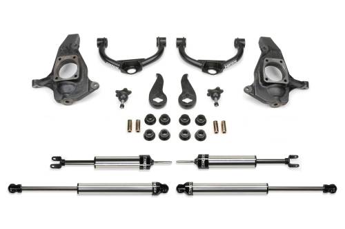 Fabtech Motorsports - FTSK1056DL | Fabtech 3.5 Inch Ultimate System With Dirt Logic Shocks (2011-2019 Silverado, Sierra 2500 HD, 3500 HD)