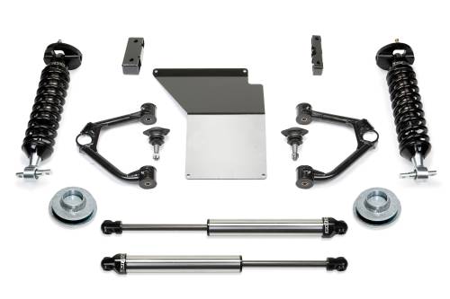 Fabtech Motorsports - FTSK1060DL | Fabtech 3 Inch Budget System With Dirt Logic (2007-2014 Subrubam 1500, Tahoe, Yukon 2WD/4WD)