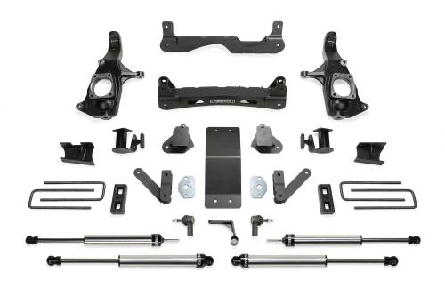 Fabtech Motorsports - FTSK1121DL | Fabtech 4 Inch Basic System With Dirt Logic Shocks (2011-2019 Silverado, Sierra 2500 HD)