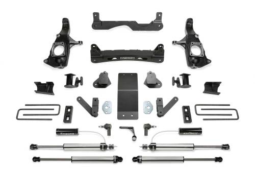 Fabtech Motorsports - FTSK1122DL | Fabtech 4 Inch Basic System With Dirt LogicSS Resi Shocks (2011-2019 Silverado, Sierra 2500 HD)