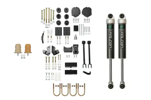 Van Compass - 7171-M-NS | Van Compass Stage 4 System 2 Inch Lift | No Struts (2007-2018 Sprinter 2500 2WD | 7500-8500 LBS)