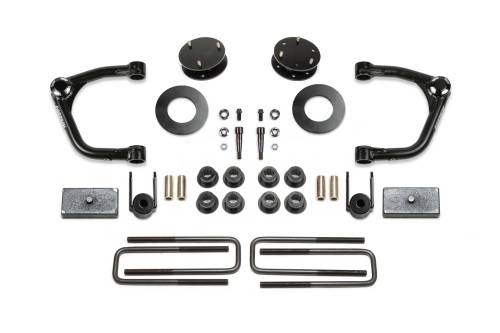 Fabtech Motorsports - FTSK1131 | Fabtech 3 Inch Uniball UCA System With ARC (2019-2023 Silverado, Sierra 1500)