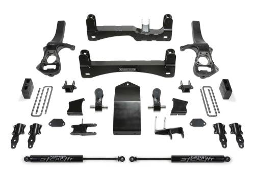 Fabtech Motorsports - FTSK1136M | Fabtech 4 Inch Basic System With Stealth Shocks (2019-2023 Silverado Trail Boss, Sierra 1500 AT4)