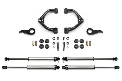 Fabtech Motorsports - FTSK1155DL | Fabtech 3.5 Inch Uniball UCA Kit With Dirt LogicSS (2020-2024 Silverado, Sierra 2500 HD)