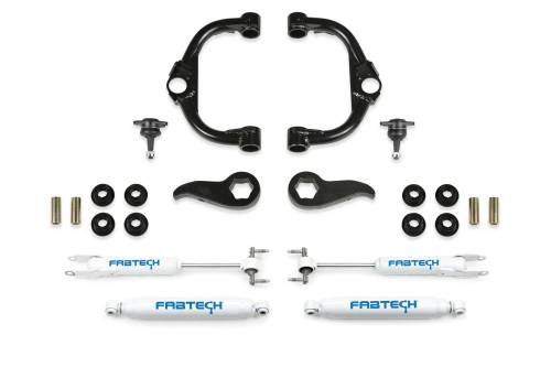 Fabtech Motorsports - FTSK1157 | Fabtech 3.5 Inch BJ UCA Kit With Performance Shocks (2020-2024 Silverado, Sierra 2500 HD)