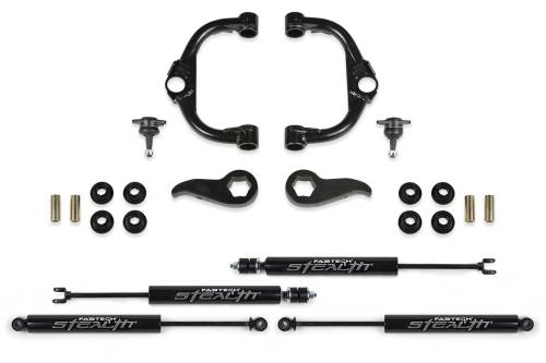 Fabtech Motorsports - FTSK1157M | Fabtech 3.5 Inch BJ UCA Kit With Stealth Shocks (2020-2024 Silverado, Sierra 2500 HD)