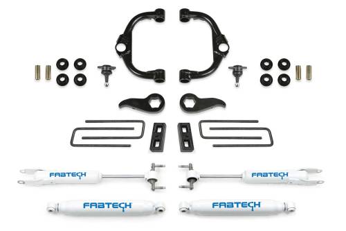 Fabtech Motorsports - FTSK1179 | Fabtech 3.5 Inch BJ UCA Kit With Performance Shocks (2020-2024 Silverado, Sierra 3500 4WD)