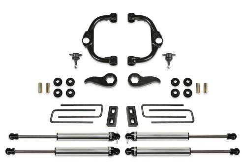 Fabtech Motorsports - FTSK1179DL | Fabtech 3.5 Inch BJ UCA Kit With Dirt LogicSS (2020-2024 Silverado, Sierra 3500 4WD)