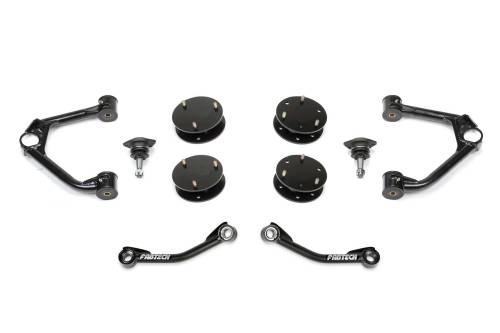 Fabtech Motorsports - FTSK1184 | Fabtech 3 Inch BJ UCA Kit and Shock Spacers (2021-2023 Suburban 1500, Tahoe, Yukon 4WD)