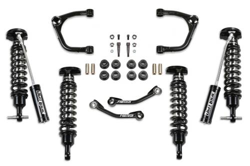 Fabtech Motorsports - FTSK1188DL | Fabtech 3 Inch Uniball UCA Kit With Dirt Logic 2.5 Resi (2021-2023 Suburban 1500, Tahoe, Yukon 4WD)