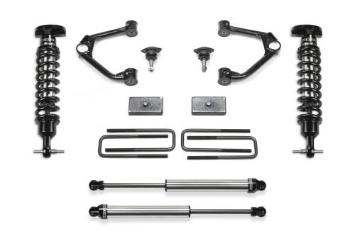 Fabtech Motorsports - FTSK1189DL | Fabtech 3 Inch Budget System With Dirt Logic 2.5 and 2.25 (2022-2023 Silverado, Sierra 1500 4 Cylinder)