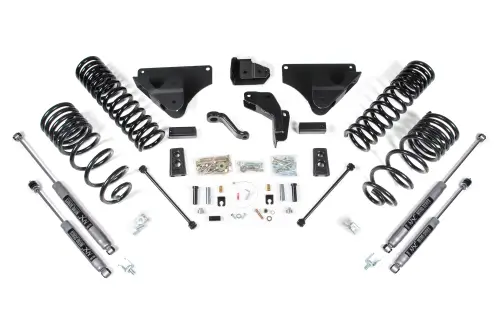 BDS Suspension - BDS1601H | BDS Suspension 4 Inch Lift Kit For Dodge Ram 2500 4WD (2014-2018) | Diesel | Rear Lift Coil Springs, NX2 Nitro Series Shocks