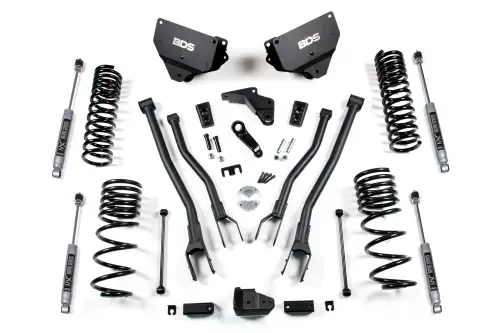 BDS Suspension - BDS1602H | BDS Suspension 4 Inch Lift Kit For Dodge Ram 2500 4WD (2014-2018) | Diesel | NX2 Nitro Series Shocks