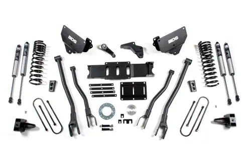 BDS Suspension - BDS1603FS | BDS Suspension 6 Inch Lift Kit With 4-Link For Dodge Ram 3500 4WD (2013-2018) | Diesel | Rear Lift 5 Inch Block Kit, Fox 2.0 Performance Series Shocks, 6 Bolt Indexing Ring