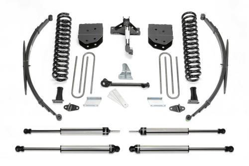 Fabtech Motorsports - FTSK2127DL | Fabtech 8 Inch Basic System With Dirt Logic Shocks and Rear Leaf Springs (2008-2016 F250, F350 Super Duty 4WD)