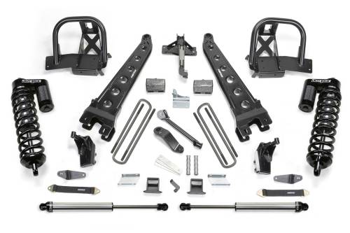 Fabtech Motorsports - FTSK2137DL | Fabtech 6 Inch Radius Arm System With DLSS Coilovers and Rear Shocks (2011-2016 F250 Super Duty 4WD)