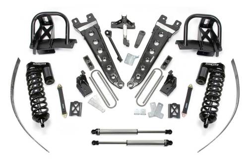 Fabtech Motorsports - FTSK2139DL | Fabtech 8 Inch Radius Arm System With DLSS Coilovers and Rear Shocks (2011-2016 F250 Super Duty 4WD without Factory Overload)