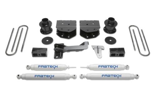 Fabtech Motorsports - FTSK2181 | Fabtech 4 Inch Budget System With Performance Shocks (2005-2007 F250, F350 Super Duty 4WD)