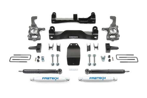 Fabtech Motorsports - FTSK2183 | Fabtech 4 Inch Basic System With Performance Shocks (2009-2013 F150 Pickup 4WD)