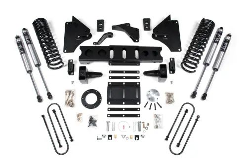 BDS Suspension - BDS1607FS | BDS Suspension 5.5 Inch Lift Kit For Dodge Ram 3500 4WD (2013-2018) | Gas | Rear Lift 5 Inch Block Kit, Fox 2.0 Performance Series Shocks