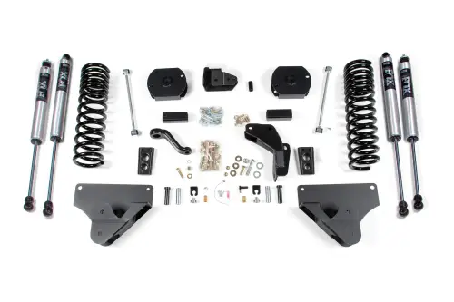 BDS Suspension - BDS1609FS | BDS Suspension 4 Inch Lift Kit For Dodge Ram 2500 4WD (2014-2018) | Gas | Rear Lift Coil Springs, Fox 2.0 Performance Series Shocks