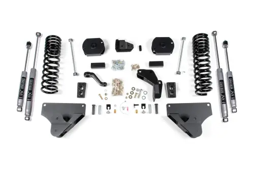 BDS Suspension - BDS1609H | BDS Suspension 4 Inch Lift Kit For Dodge Ram 2500 4WD (2014-2018) | Gas | Rear Lift Coil Springs, NX2 Nitro Series Shocks