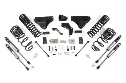 BDS Suspension - BDS1610FS | BDS Suspension 4 Inch Lift Kit For Dodge Ram 2500 4WD (2014-2018) | Gas | Rear Lift Coil Springs, Fox 2.0 Performance Series Shocks