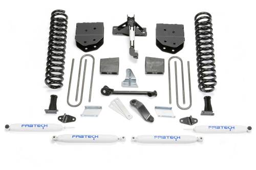 Fabtech Motorsports - FTSK2210 | Fabtech 4 Inch Basic System With Performance Shocks (2008-2016 F250, F350 Super Duty 4WD)