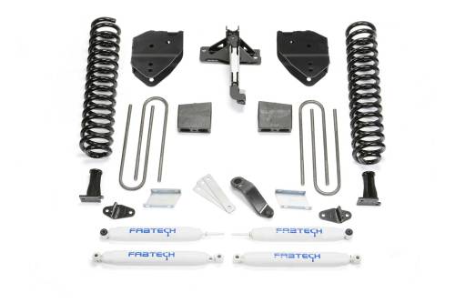 Fabtech Motorsports - FTSK2217 | Fabtech 6 Inch Basic System With Performance Shocks (2017-2022 F250, F350 Super Duty 4WD Diesel)