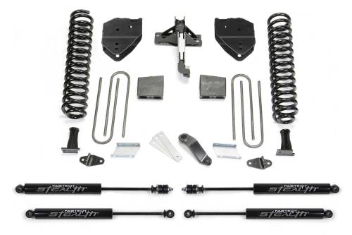 Fabtech Motorsports - FTSK2217M | Fabtech 6 Inch Basic System With Stealth Shocks (2017-2022 F250, F350 Super Duty 4WD Diesel)