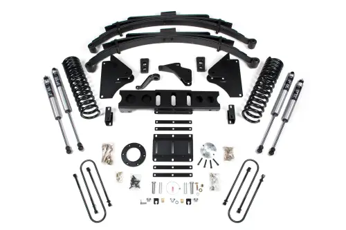 BDS Suspension - BDS1617FS | BDS Suspension 6 Inch Lift Kit For Dodge Ram 3500 4WD (2013-2018) | Diesel | Rear Lift Leaf Springs, Fox 2.0 Performance Series Shocks, 6 Bolt Indexing Ring